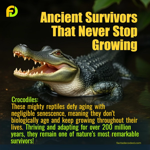 Crocodiles Defy Aging